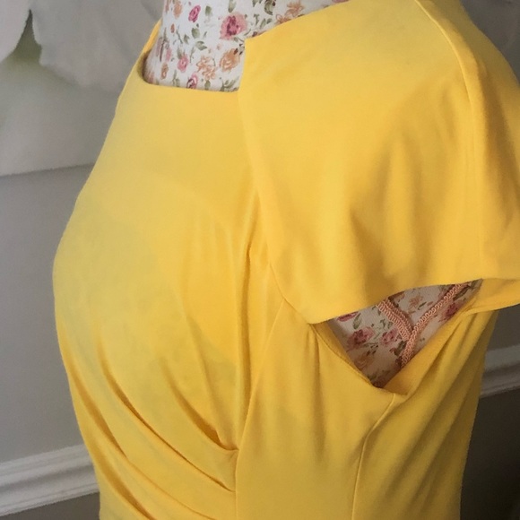 G collection yellow women’s dress Sz 10 NWT - Picture 6 of 10